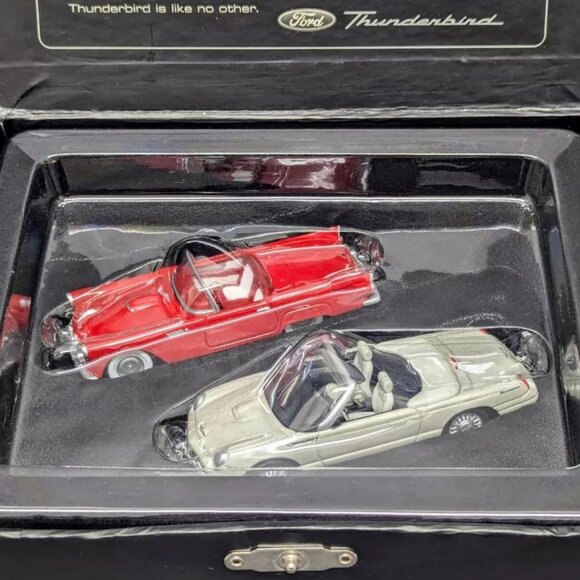 Hallmark Keepsake Thunderbird 50th Anniversary 1955 & 2005 Ornaments NIB NEW - Picture 2 of 4